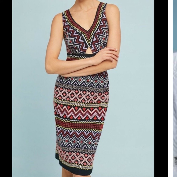Anthropologie Dresses & Skirts - Anthropologie Akemi Kin Embroidered Geo Dress 4